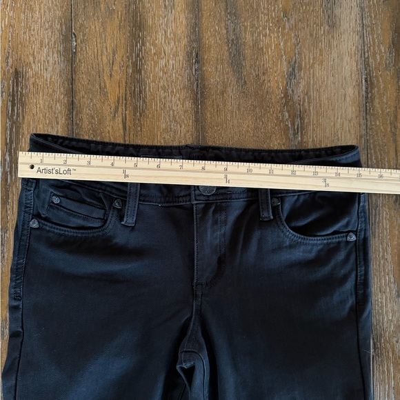 Kut from the Kloth Women’s Mia Toothpick Skinny Black Denim Jeans Size 4 - Picture 4 of 13